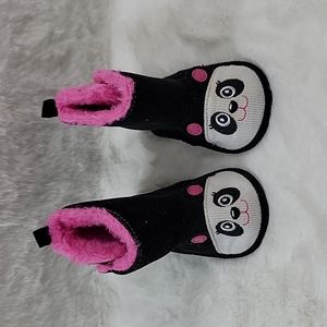 Carter's Panda Bear Soft Boots 9-12 Months